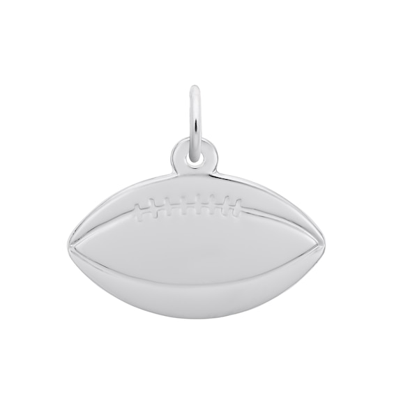 Rembrandt CharmsÂ® Football in Sterling Silver