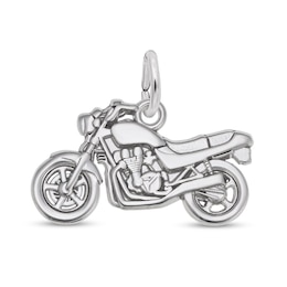 Rembrandt Charms® Motorcycle in Sterling Silver