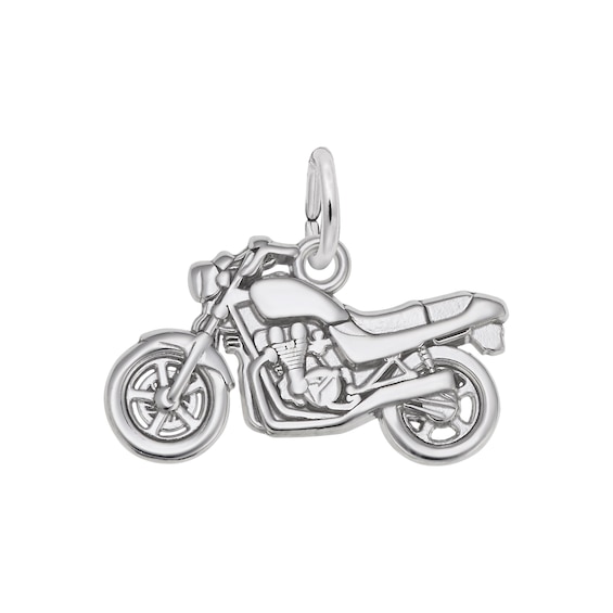 Rembrandt Charms® Motorcycle in Sterling Silver
