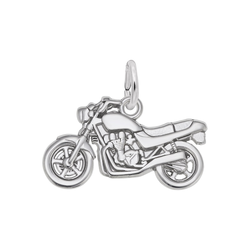 Main Image 1 of Rembrandt Charms® Motorcycle in Sterling Silver