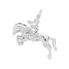 Thumbnail Image 1 of Rembrandt Charms® Jockey with Horse in Sterling Silver