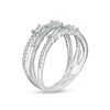 Thumbnail Image 2 of Marilyn Monroe™ Collection 1/2 CT. T.W. Baguette and Round Diamond Triple Row Band in 10K White Gold