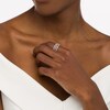 Thumbnail Image 3 of Marilyn Monroe™ Collection 1/2 CT. T.W. Baguette and Round Diamond Triple Row Band in 10K White Gold