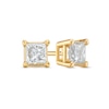3/8 CT. T.W. Princess-Cut Diamond Solitaire Stud Earrings in 14K Gold (J/I1)