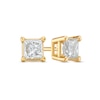 Thumbnail Image 0 of 3/8 CT. T.W. Princess-Cut Diamond Solitaire Stud Earrings in 14K Gold (J/I1)