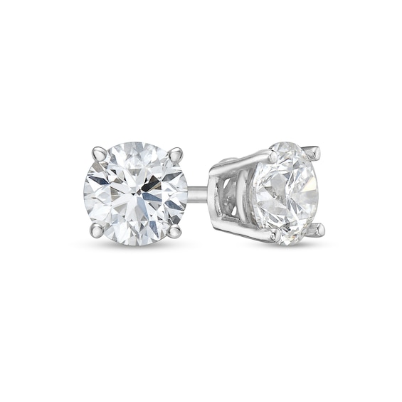 8 CT. T.w. Diamond Solitaire Stud Earrings in 14K Gold (J/I1