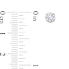 Thumbnail Image 2 of 7/8 CT. T.W. Diamond Solitaire Stud Earrings in 14K Gold (J/I1)