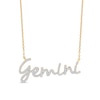 Thumbnail Image 0 of 1/3 CT. T.W. Diamond "Gemini" Necklace in Sterling Silver with 14K Gold Plate