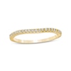 Thumbnail Image 1 of 1/8 CT. T.W. Diamond Contour Wedding Band in 14K Gold