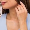 Thumbnail Image 2 of 1/8 CT. T.W. Diamond Contour Wedding Band in 14K Gold