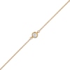 Thumbnail Image 1 of Remixed Reimagined 1/6 CT. Diamond Solitaire Bracelet in 10K Gold - 7.25"