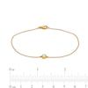 Thumbnail Image 4 of Remixed Reimagined 1/6 CT. Diamond Solitaire Bracelet in 10K Gold - 7.25"