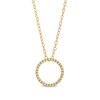 Thumbnail Image 1 of Remixed Reimagined 1/6 CT. T.W. Diamond Loose Circle Pendant in 10K Gold