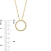 Thumbnail Image 3 of Remixed Reimagined 1/6 CT. T.W. Diamond Loose Circle Pendant in 10K Gold
