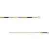 Thumbnail Image 3 of 3.0mm Multi-Color Lab-Created Sapphire Rainbow Tennis Choker Necklace in Sterling Silver with 10K Gold Plate