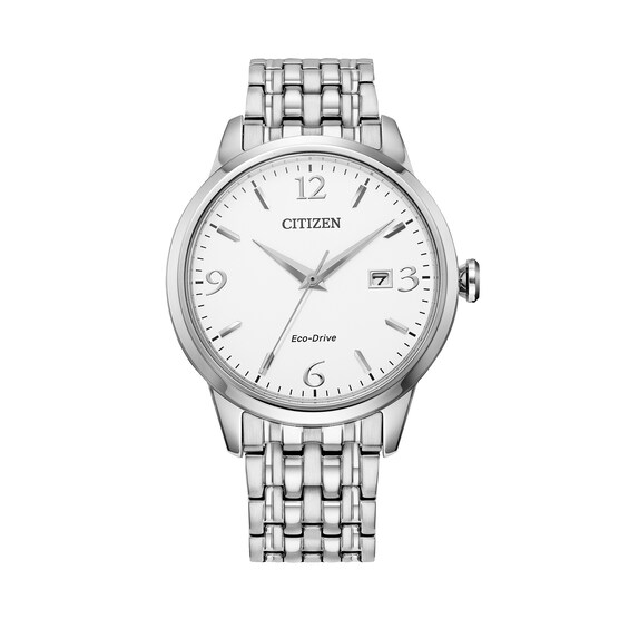 His and Hers Citizen Eco-DriveÂ® Corso Watch with White Dial (Model: Pairs-Retail-5056-A)