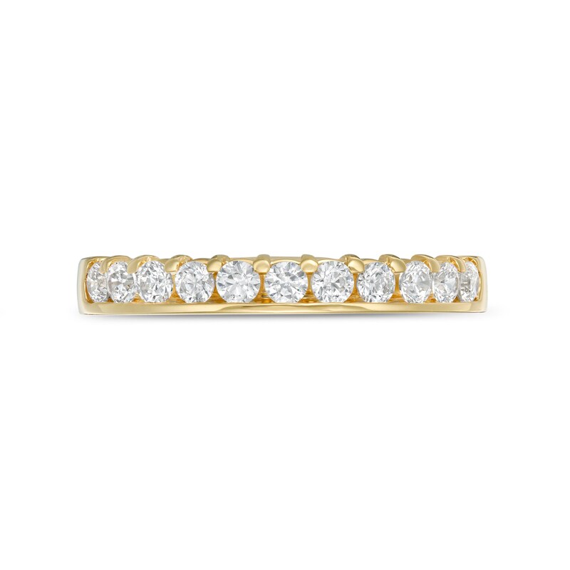 Main Image 4 of 1/2 CT. T.W. Diamond Anniversary Band in 14K Gold
