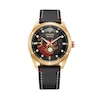 Thumbnail Image 0 of Men's Citizen Eco-Drive® Tony Stark Gold-Tone Strap Watch with Black Dial (Model: BM6992-09W)