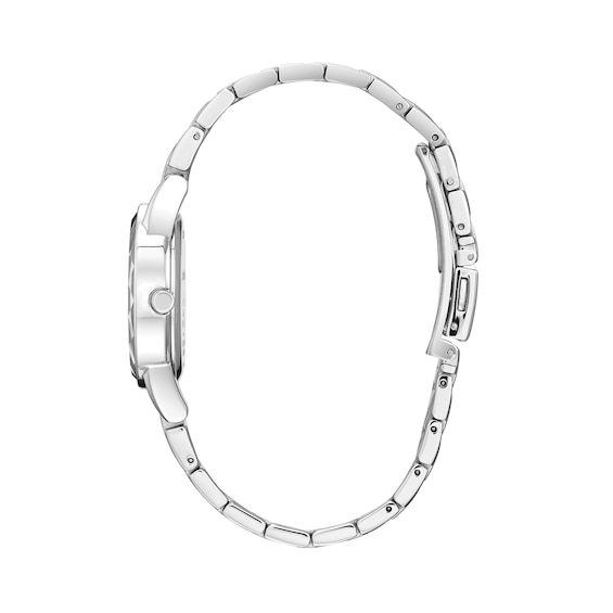 Ladies' Citizen Eco-DriveÂ® Disney Snow White Crystal Accent Watch with Silver-Tone Dial (Model: Ga1070-53W)