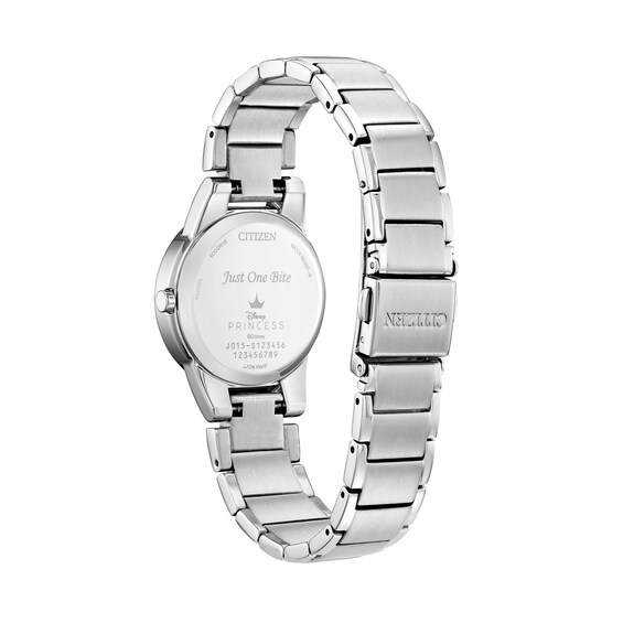 Ladies' Citizen Eco-DriveÂ® Disney Snow White Crystal Accent Watch with Silver-Tone Dial (Model: Ga1070-53W)