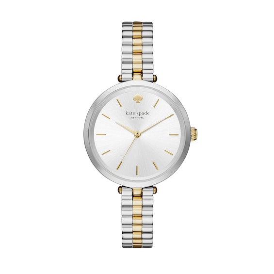 Ladies' Kate Spade Two-Tone Watch with Silver Dial (Model: Ksw1119)