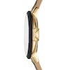 Thumbnail Image 2 of Ladies' Kate Spade Park Row Gold-Tone Strap Watch with Black Dial (Model: KSW1485)