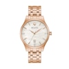 Thumbnail Image 1 of Ladies' Bulova Diamond Accent Rose-Tone Watch with Mother-of-Pearl Dial (Model: 97P152)