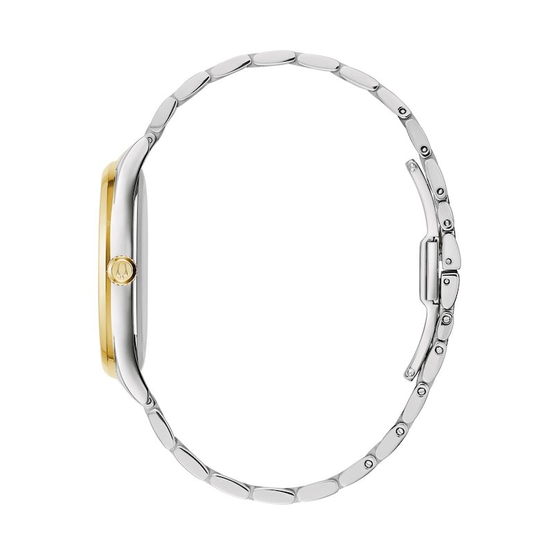 Main Image 2 of Ladies' Bulova Two-Tone Watch with Mother-of-Pearl Dial (Model: 98P201)