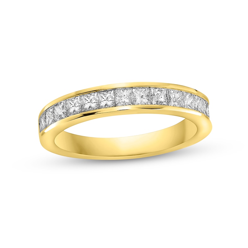 Main Image 1 of 1 CT. T.W. Princess-Cut Diamond Anniversary Band in 10K Gold