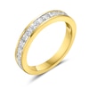 Thumbnail Image 2 of 1 CT. T.W. Princess-Cut Diamond Anniversary Band in 10K Gold
