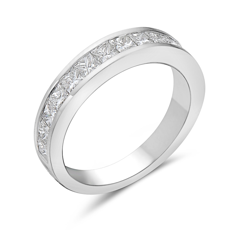 Main Image 2 of 1-1/2 CT. T.W. Princess-Cut Diamond Anniversary Band in 14K White Gold