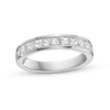 Thumbnail Image 1 of 1 CT. T.W. Princess-Cut Diamond Eleven Stone Anniversary Band in 10K White Gold