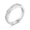 Thumbnail Image 2 of 1 CT. T.W. Princess-Cut Diamond Eleven Stone Anniversary Band in 10K White Gold
