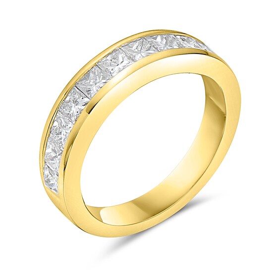 1-1/2 CT. T.w. Princess-Cut Diamond Anniversary Band in 14K Gold
