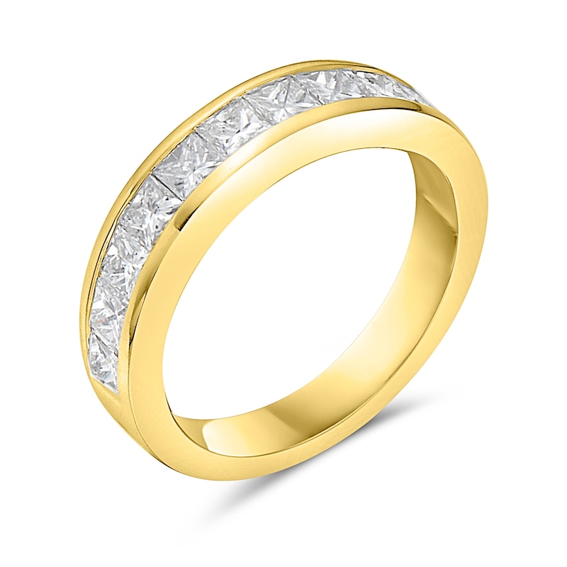 Main Image 2 of 1-1/2 CT. T.W. Princess-Cut Diamond Anniversary Band in 14K Gold