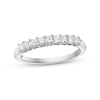 Thumbnail Image 1 of 1/2 CT. T.W. Princess-Cut Diamond Nine Stone Anniversary Band in 14K White Gold