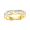Thumbnail Image 1 of 1-1/2 CT. T.W. Princess-Cut Diamond Eleven Stone Anniversary Band in 14K Gold
