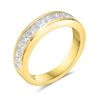 Thumbnail Image 2 of 1-1/2 CT. T.W. Princess-Cut Diamond Eleven Stone Anniversary Band in 14K Gold