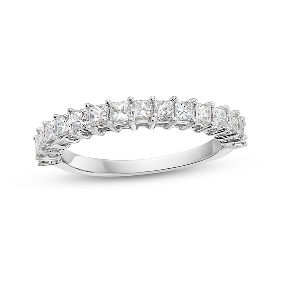 1 CT. T.w. Princess-Cut Diamond Anniversary Band in 14K White Gold
