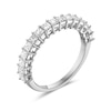 Thumbnail Image 2 of 1 CT. T.W. Princess-Cut Diamond Anniversary Band in 14K White Gold