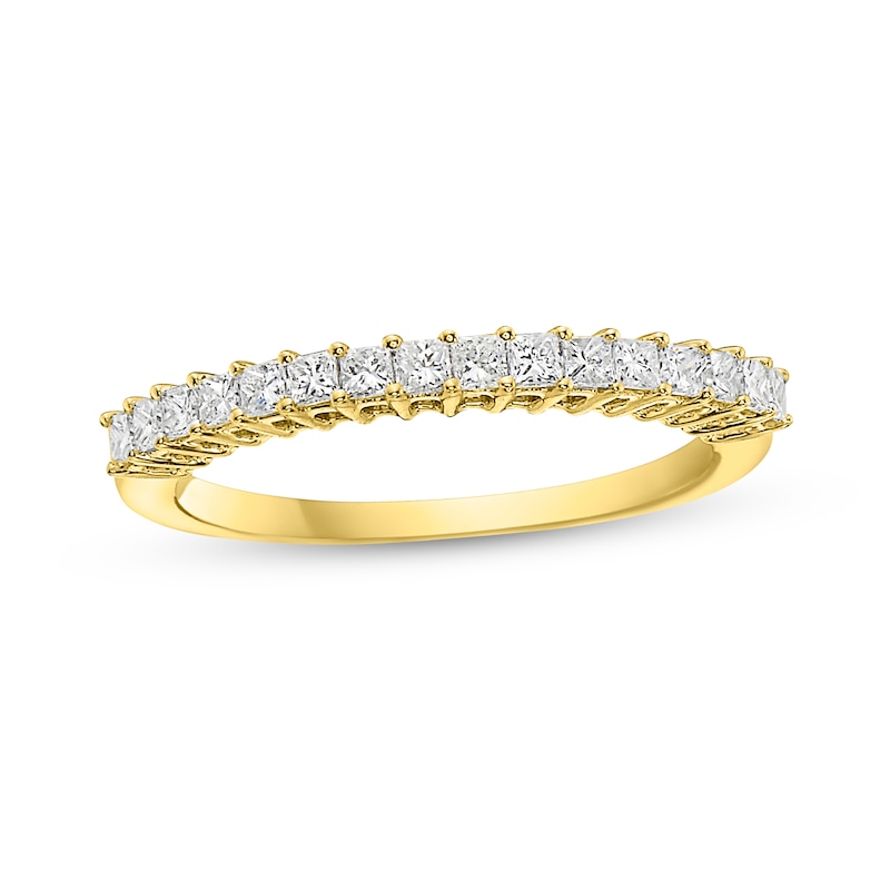 Main Image 1 of 1/2 CT. T.W. Princess-Cut Diamond Anniversary Band in 14K Gold