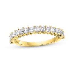 1 CT. T.W. Princess-Cut Diamond Anniversary Band in 14K Gold