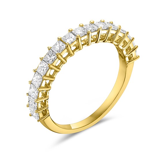 1 CT. T.w. Princess-Cut Diamond Anniversary Band in 14K Gold