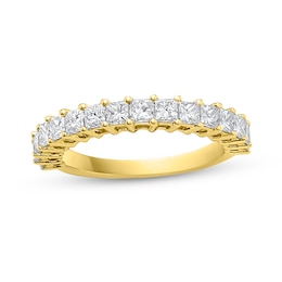 1-1/2 CT. T.W. Princess-Cut Diamond Anniversary Band in 14K Gold