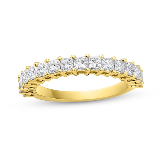 1-1/2 CT. T.w. Princess-Cut Diamond Anniversary Band in 14K Gold