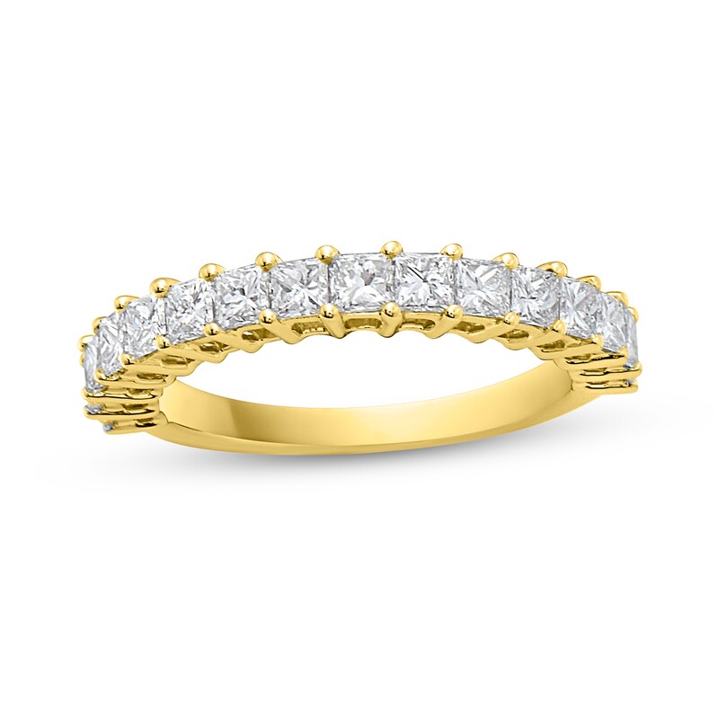Main Image 1 of 1-1/2 CT. T.W. Princess-Cut Diamond Anniversary Band in 14K Gold