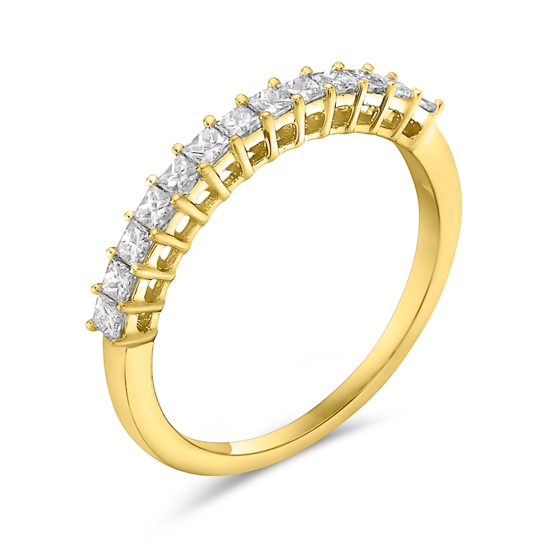 Main Image 2 of 1/2 CT. T.W. Princess-Cut Diamond Anniversary Band in 14K Gold