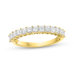 1 CT. T.W. Princess-Cut Diamond Anniversary Band in 14K Gold