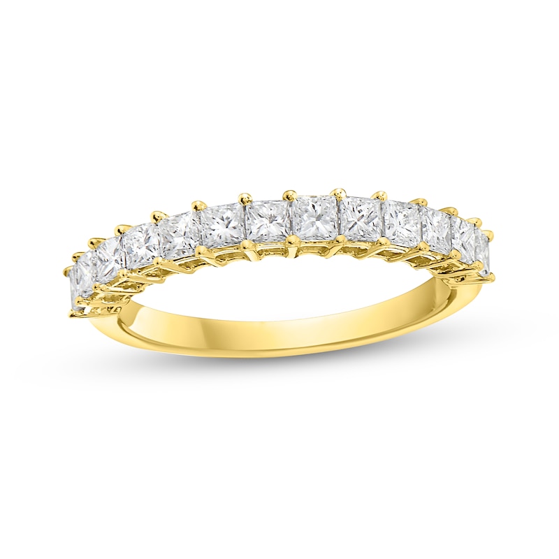 Main Image 1 of 1 CT. T.W. Princess-Cut Diamond Anniversary Band in 14K Gold