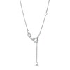 Thumbnail Image 3 of 1/2 CT. T.W. Certified Lab-Grown Diamond Teardrop Pendant in 14K White Gold (F/SI2)
